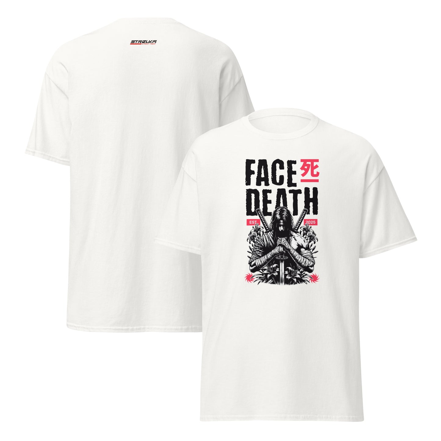 STRELKA Face Death T-shirt white - STRELKA SHOP